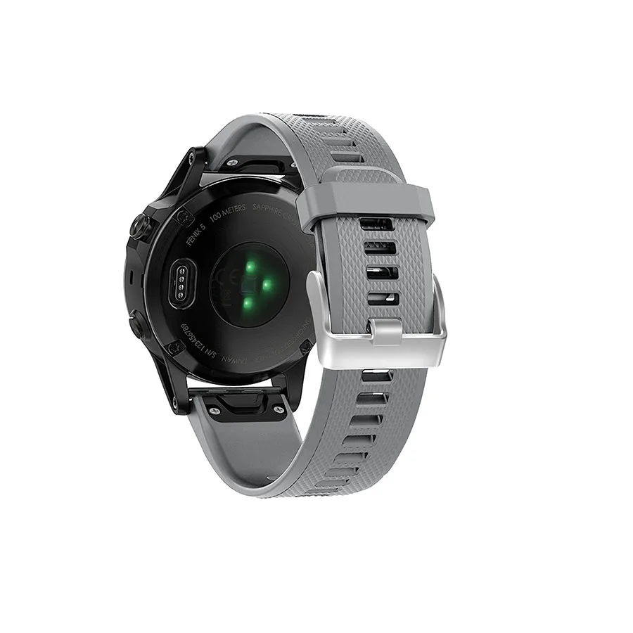 Силиконовый спортивный ремешок для Garmin Forerunner 945 935 смарт-ремешок для часов Quick Release Easyfit сменный ремешок на запястье ремень - Цвет ремешка: Gray