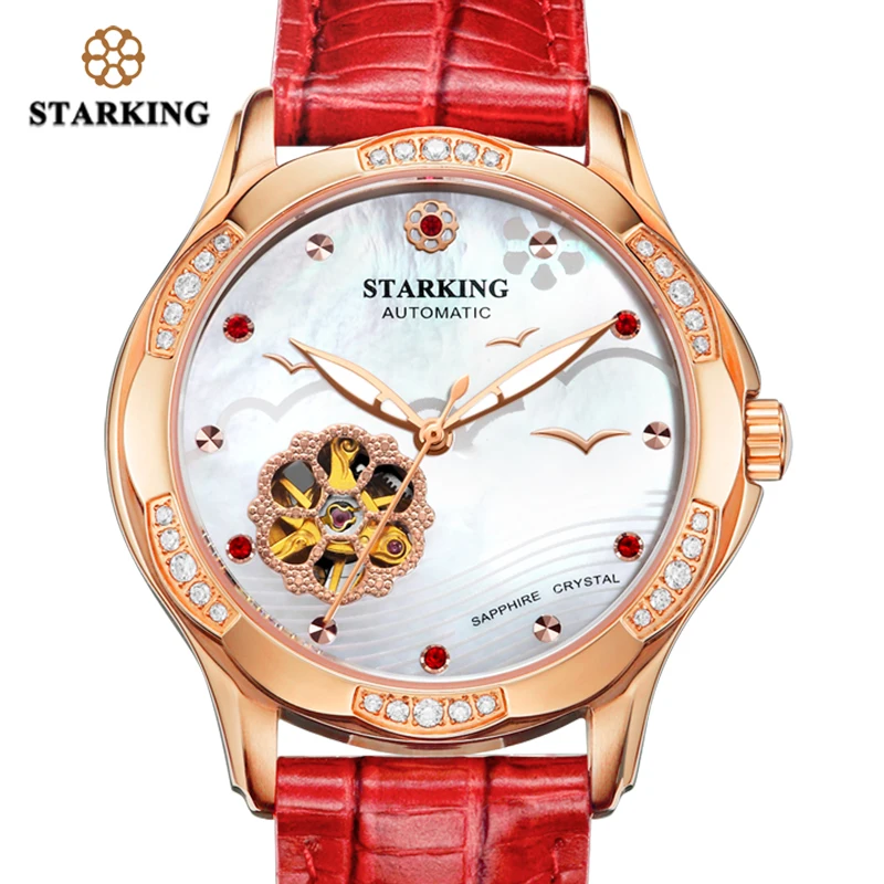 Часы STARKING женские механические с кристаллами и стразами|wristwatch brand|wristwatches