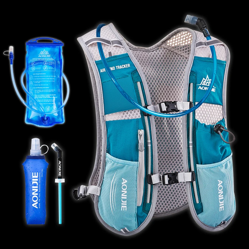 AONIJIE 5L Hydration Backpack Rucksack Bag Vest Harness For 1.5L Water Bladder Hiking Camping Running Marathon Race Sports AONIJIE 5L Hydration Backpack Rucksack Bag Vest Harness For 1.5L Water Bladder Hiking Camping Running Marathon Race Sports