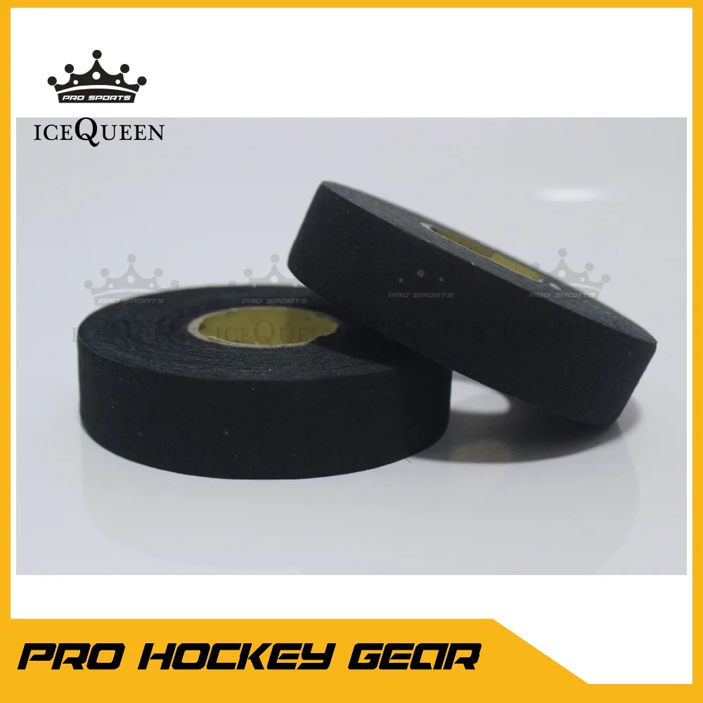 

Black Hockey Tape - Stick Tape - 2 Rolls - 1 Inch Wide, 27 Yards Long (Cloth) - White Black Colors can be mixed
