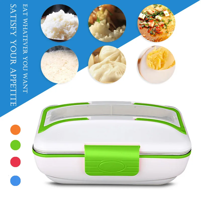 lunch box car electric heating lunch box 1 5l 12v 24v bento newly electric lunch box food heater warmer portable stainless steel for home office