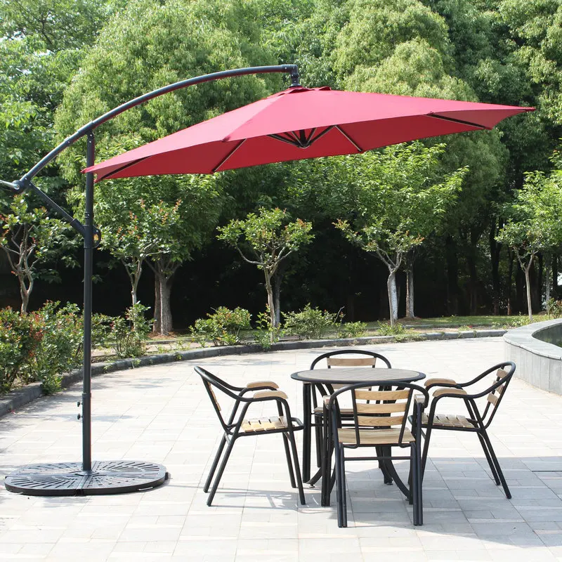 

Aluminum patio umbrellas outdoor leisure folding umbrella 3 m high-grade anti-UV sun Specials