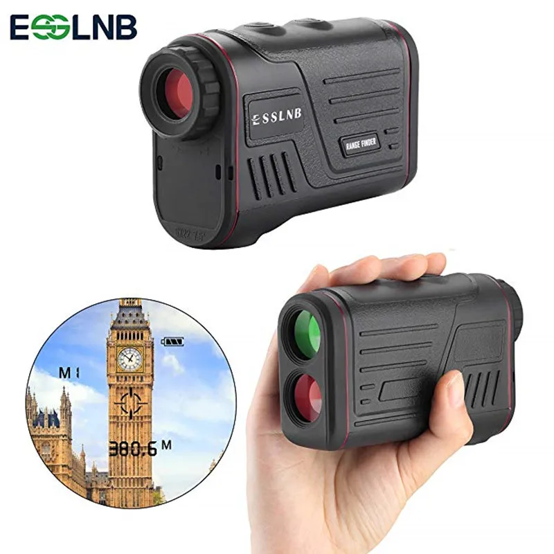 

6X22 Range Finder Waterproof Optics Multifunction Rangefinder with Strap Measuring Ranging and Speed for Racing Shooting