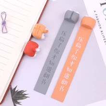 Мультяшная Собака Кошка Хомяк лиса задница Книга Держатель Закладка творческие животные Книга маркеры для книг Канцтовары подарок