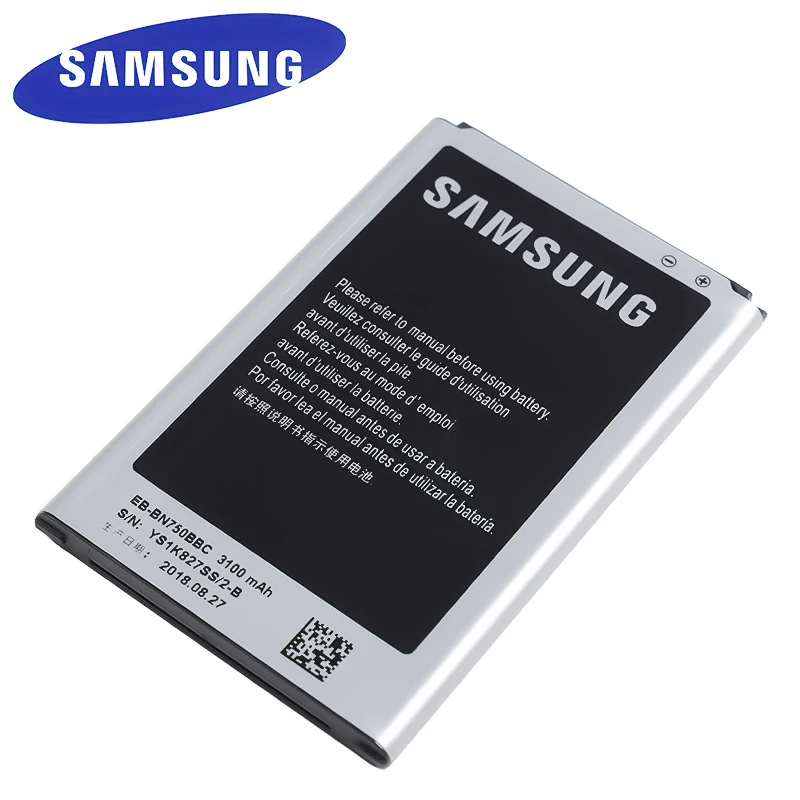 

EB-BN750BBC Replacement Battery For Samsung Galaxy Note 3 Neo N750 N7508V SM-N7505 N7502 EB-BN750BBE 3100mAh with NFC Original