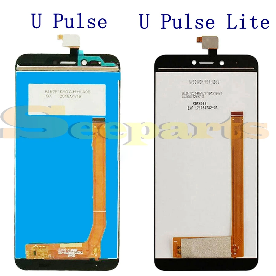 Original New LCD Wiko UPulse Lite LCD Wiko U Pulse LCD Display With Touch Screen Glass Panel Digitizer Assembly Repair U Pulse (2)