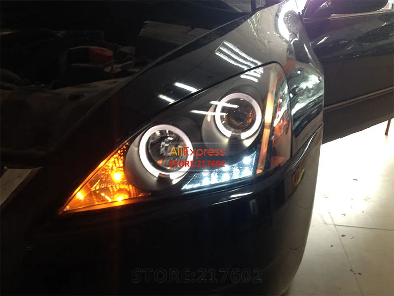 Фары головного света для проектора Gen 7 Honda Accord Angel eye подходят автомобилей 2003 2007