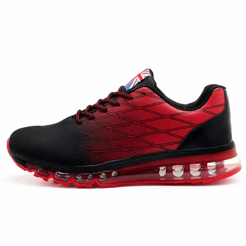 2017 New Sports Shoes Men Shock Air Cushion Shoes Breathable Running