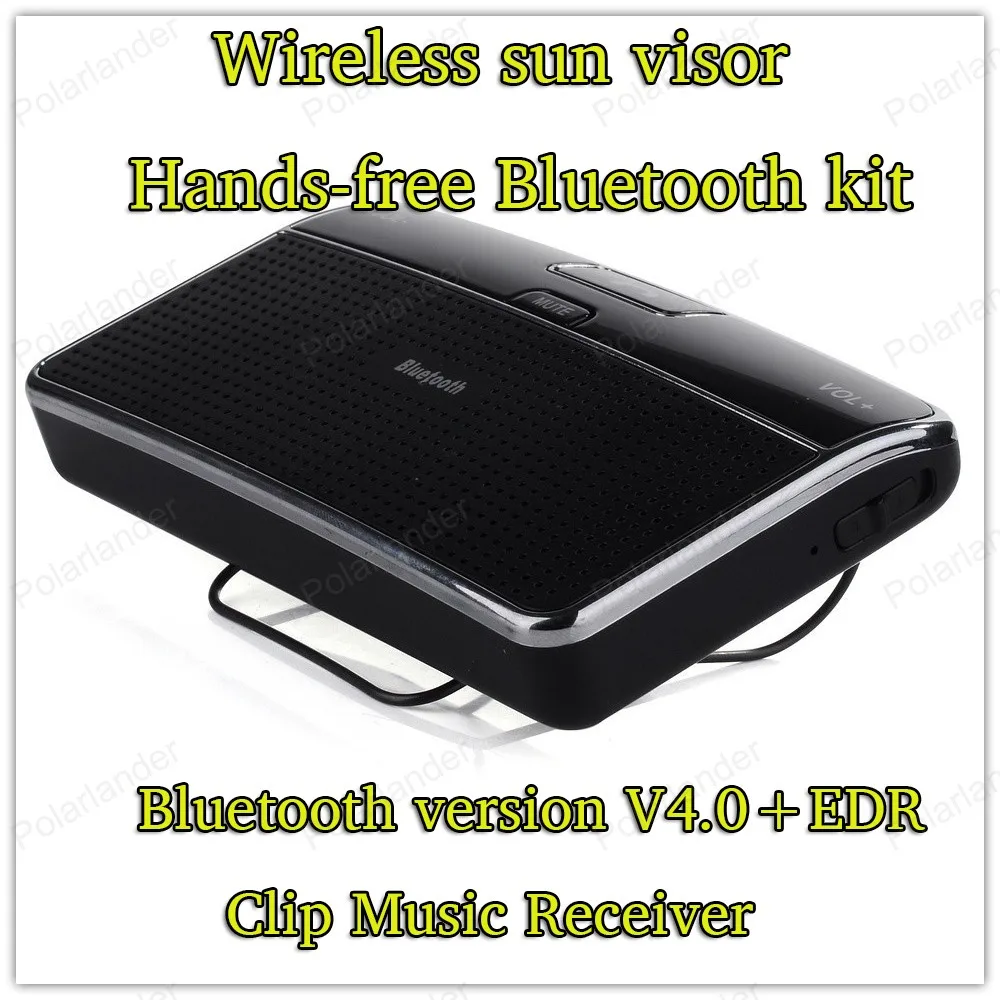 Wireless sun visor Handsfree Kit Bluetooth V4.0+EDR In car Multipoint