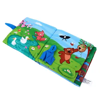 

Useful Super Cute 1pc Creative Learn Four Seasons Baby Hand Grasp Stereo Cloth Book Early Development Cognitive Newborn Gift Toy