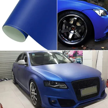 

1.52x5mMatte Black Vinyl Wrap Adhesive Film 60" x 16ft Air Release Decal Sheet