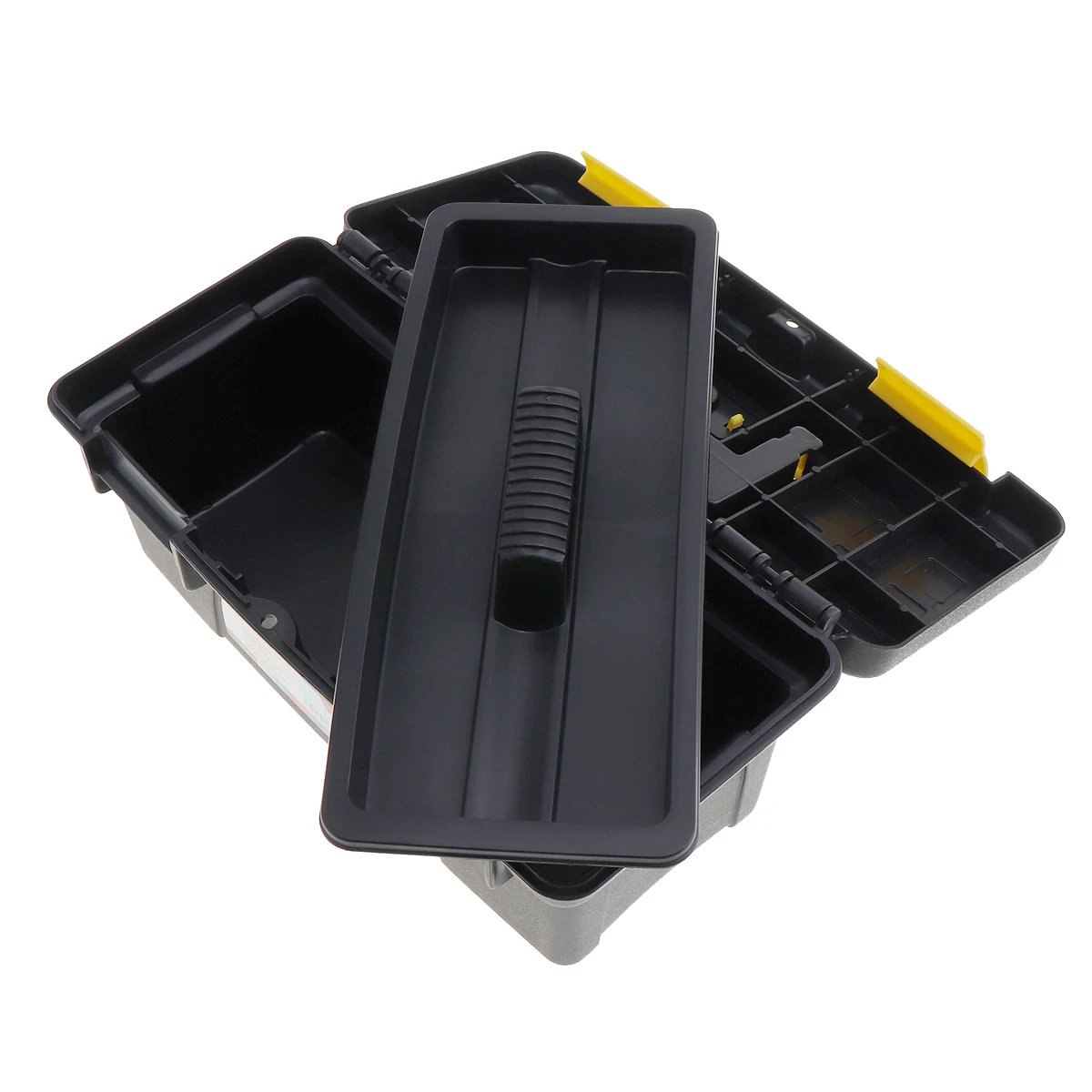 

10"Protable Multifunctional Tool Box with Removable Two-Layer Tobe Tray Tool Kit for Home/ Workshop Collect