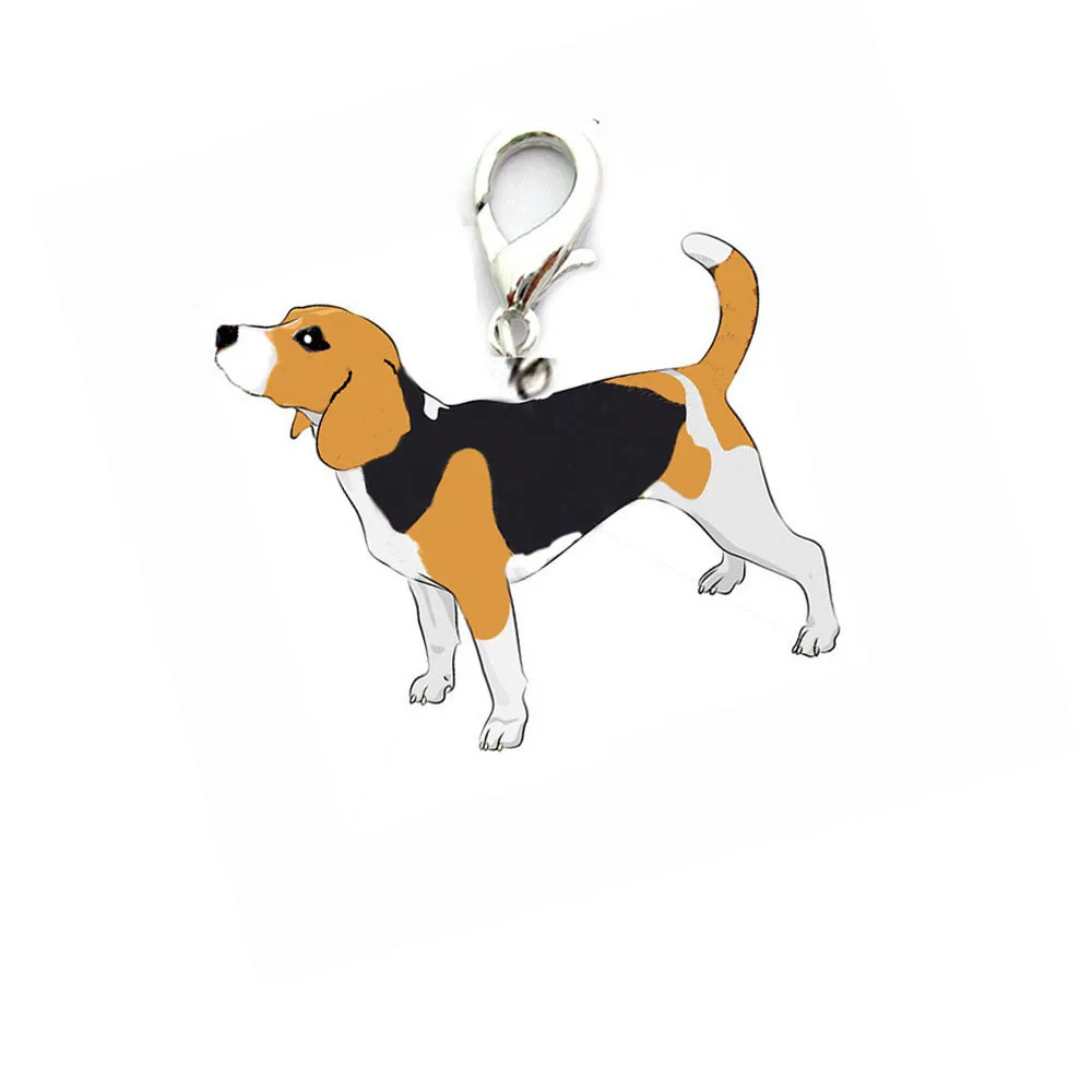Новая квалифицированная собака бирка диск Beagle Pet ID аксессуары из эмали ошейник ожерелье кулон леверт Прямая поставка dig671