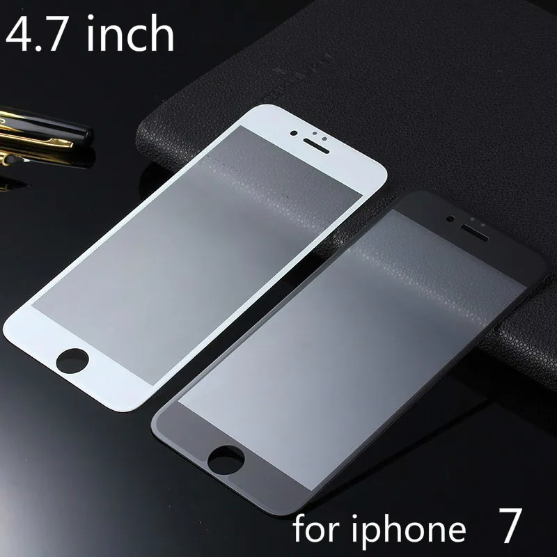 3D изогнутое углеродное волокно мягкий край закаленное стекло для iPhone 7 7Plus