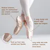 Sales Satin Ballet Pointe Shoes Professional Girls Ladies Ballerina Dance Shoes With Ribbons 6
