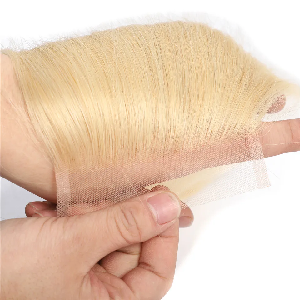 Полный и толстый длинный бразильский 613 блондинка тела волна пучки с закрытием 100% Remy человеческие волосы пучки Кружева закрытия с ребенком