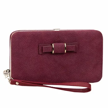

Coofit Buckle Wallet Phone Packet Long PU Clasp Clutch Purses Female Wallet Carteras High Quality For iphone 6 Plus