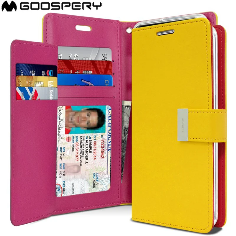 

Genuine MERCURY Goospery Rich Diary Flip Case Wallet Cover for Samsung Galaxy Note 8