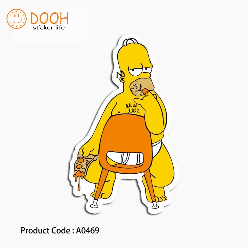 

A0469 sticker yellow uncle UFO pink cat pipe gaming suitcase laptop guitar luggage DIY skateboard bicycle toy HZ 30