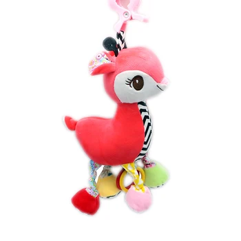 

Cartoon Music Bed Hanging Baby Car Hanging Wall-mounted toy Comfort Plush Toy Rattle Cute Cotton Doll