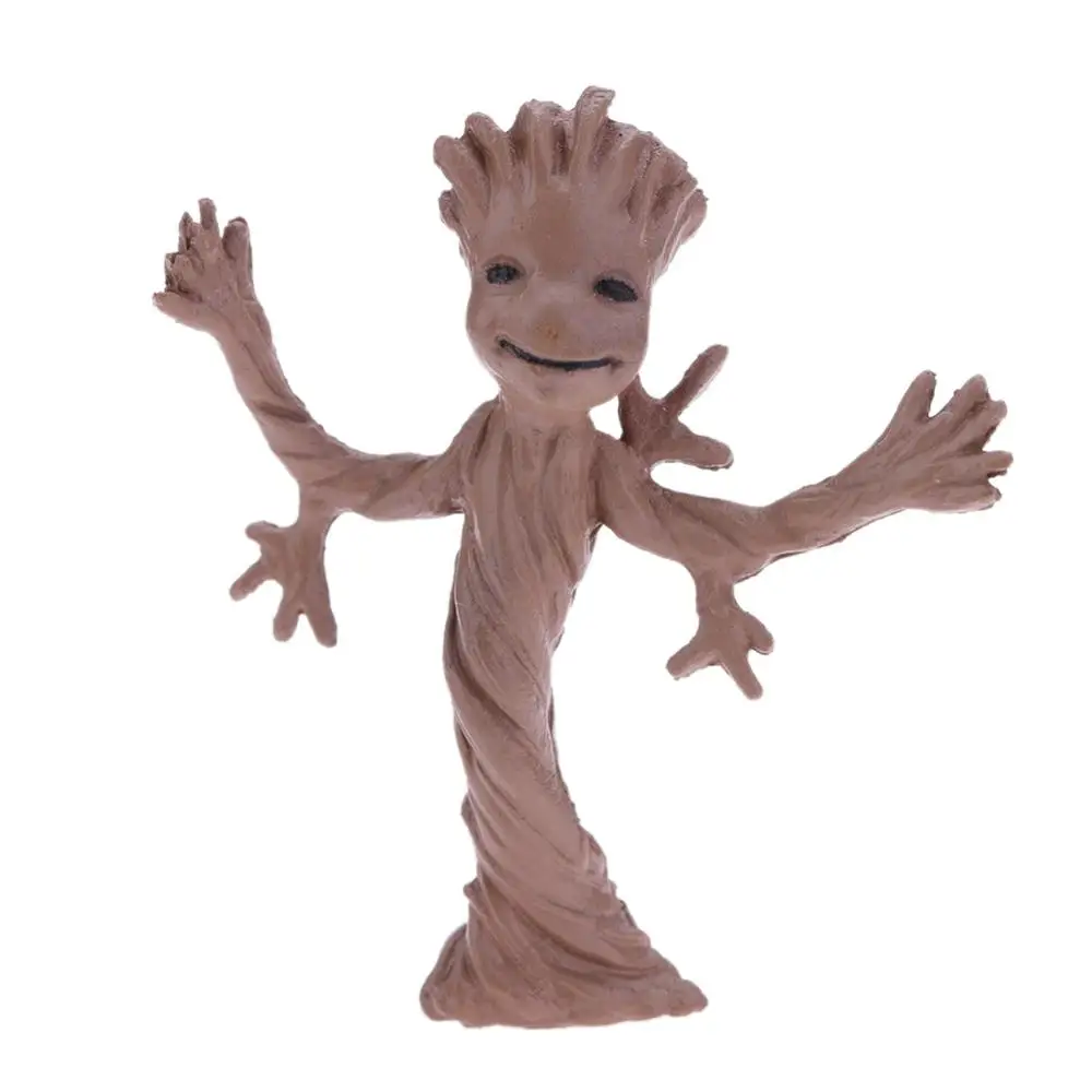 Groot, детский цветочный горшок, фигурки, модель, игрушка, ручка, горшок, держатель, горшок для растений, цветочный горшок, Рождество, Deocration для дома, детский подарок - Цвет: 37x30mm