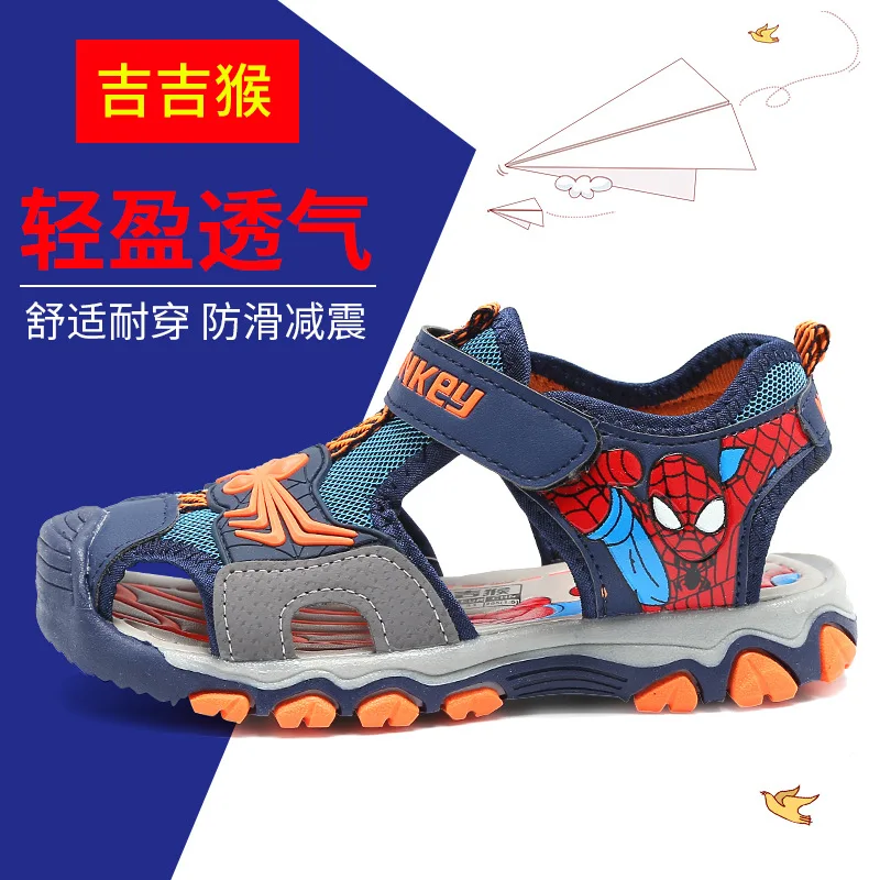 Children's Sandals Boys'Shoes Summer 2019 Baotou Boys' Shoes Spider-Man Beach Cartoon Shoes Children's Sandals Boys'Shoes Summer 2019 Baotou Boys' Shoes Spider-Man Beach Cartoon Shoes