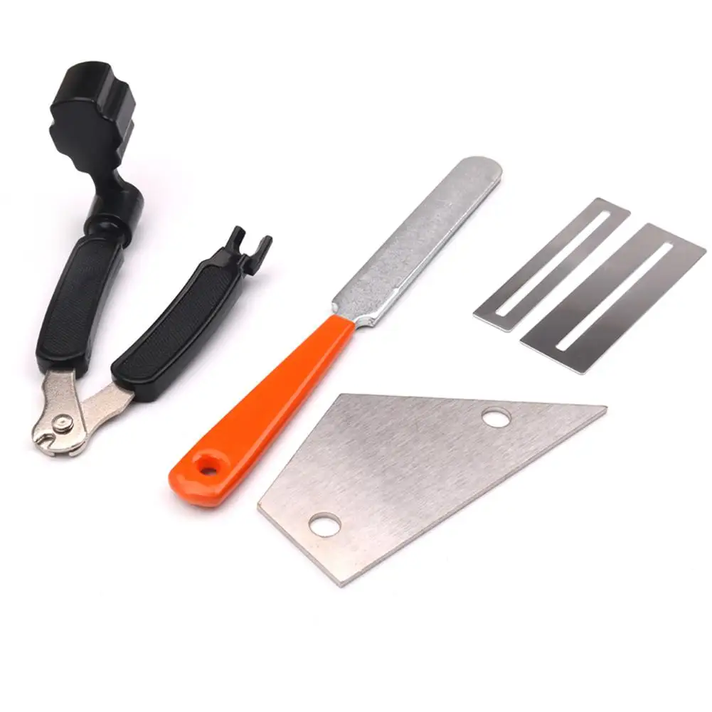 

Guitar Repair Tool String Winder File Leveling Ruler Fret Gasket Grinding Protectors Tool Multi-function Guitar Accessories