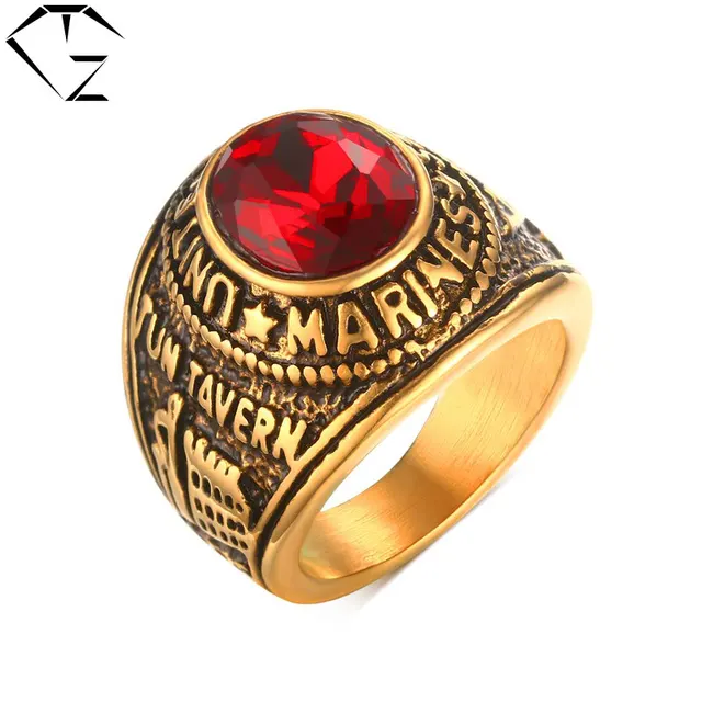 316l Stainless Steel Ring New Fashion Simple Punk Army Wedding Rings 316l Stainless Steel Ring New Fashion Simple Punk Army Wedding Rings For Men Jewelry Usa Size