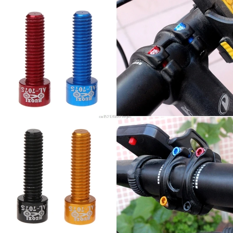 

4pcs/bag Bicycle Handlebar Stem Screw M5x17mm Aluminum Alloy Bolt Fixed Gear MTB