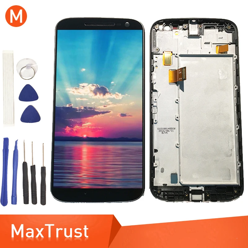 

Top Quality 5.5"For Motorola Moto G4 XT1620 XT1621 XT1622 XT1625 XT1626 LCD Display+Touch Screen Digitizer With Frame Assembly