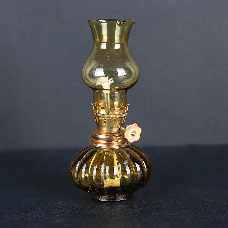 2019 NEW Vintage Glass Kerosene Lamp Romantic Couple Camping Tent Camping Lamp Kerosene Christmas Present China Glass Crafts