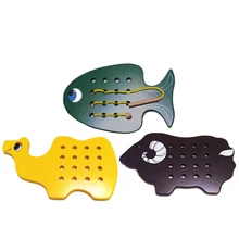 2-3-6 лет монгольская игрушка-пазл для раннего развития детская деревянная резьбонарезная доска когнитивные игрушки