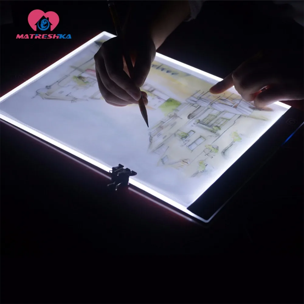 Diamant malerei zubehör Diamant stickerei einstellbare Ultra Dünne A4 FÜHRTE Licht Tablet Pad Diamant mosaik Kreuzstich Kits Kaufen