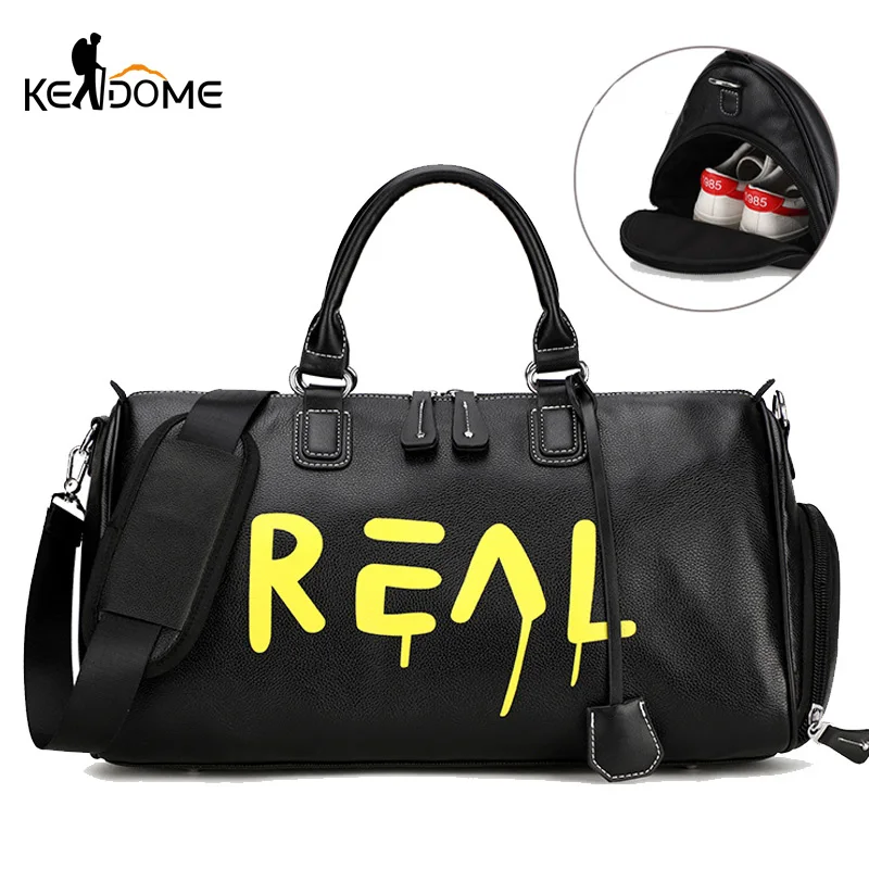 

Women Fitness Gym Bag Shoes Ladies Water Repellent Large Capacity Training Shoulder Yoga Travel Duffel sac de sport bags XA23D