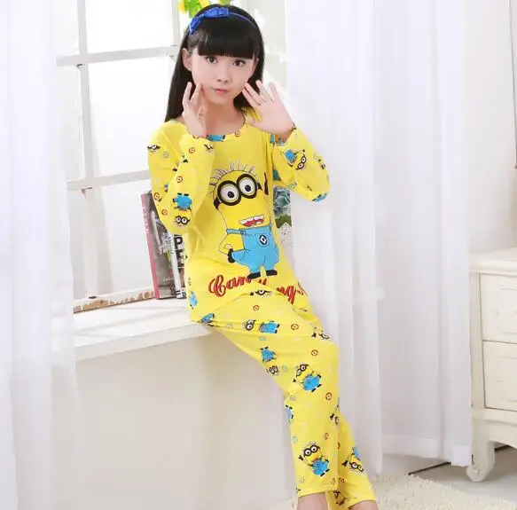 Новейшая модель; детей Костюмы осень-зима для девочек детские пижамы хлопковая ночная рубашка принцессы домашняя Cltoh, 1 комплект - Цвет: model 14
