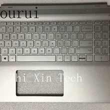 Yourui для hp Envy X360 M6-AQ корпус с клавиатурой серебристый 857283-001