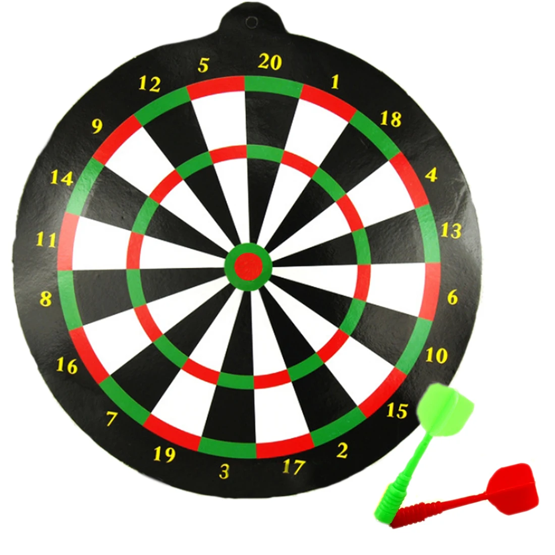 Children Educational Toy Dartboard Sets with 2 Head Darts Dart Game Toy Color Randomin