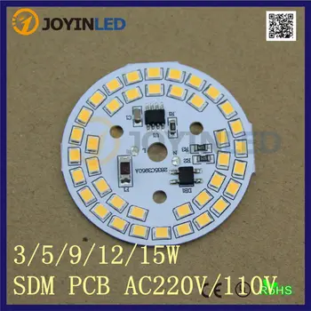 

Driverless 230V high voltage led bulb module chip 9W dimmable ac led lamp smd module