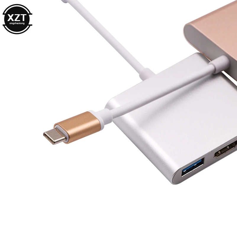 type C к HDMI USB 3,0 зарядный адаптер конвертер USB C многопортовый ключ док-разветвитель адаптер для Macbook Pro Аксессуары