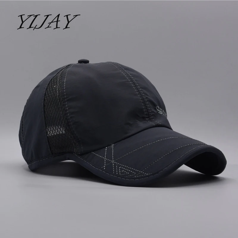 Новинка 2018 бейсболка YIJAY кепка для отдыха и спорта летняя быстросохнущая