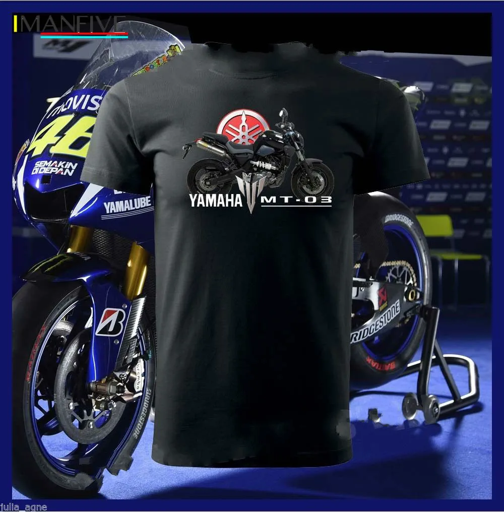 

New Summer Style 2019 YAM MT-03 MOTORCYCLE T-SHIRT MOTOR R3 BIKER TEE SHIRT
