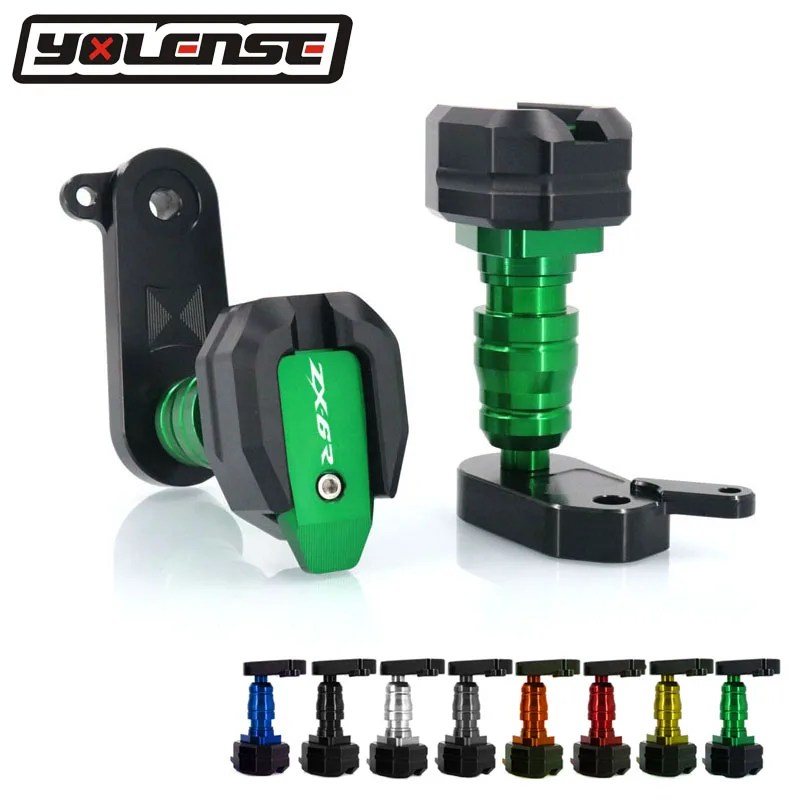 

Motorcycle Falling Protection Frame Slider Fairing Guard Crash Pad Protector For KAWASAKI ZX-6R ZX6R ZX 6R 2009-2012 2010 2011