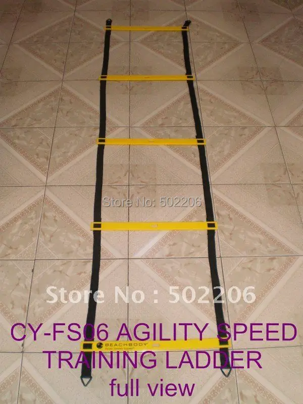 CY-FS06-5 быстрая скорость ловкость лестница 1"* 7' 5 rungs для футбола для беговых тренировок нейлоновые ремни пластиковые Rungs длина регулируемая