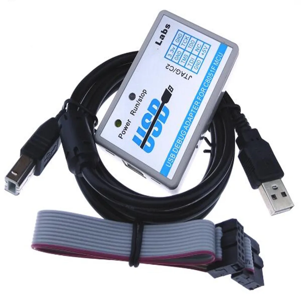 

C8051F emulation downloader Writer U-EC6 USB downloader JTAG/C2 new version