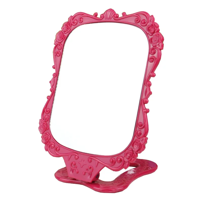 Черная бабочка стол винтажное зеркало для макияжа для женщин обувь для девочек ручной составляют косметический зеркала портативный карман красота ин