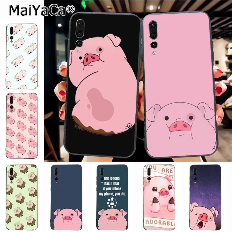 

Maiyaca Cartoon Anime Gravity Falls pig Hot Printed Cool Phone Accessories Case for Huawei Honor 9 Honor 10 P20 case Coque