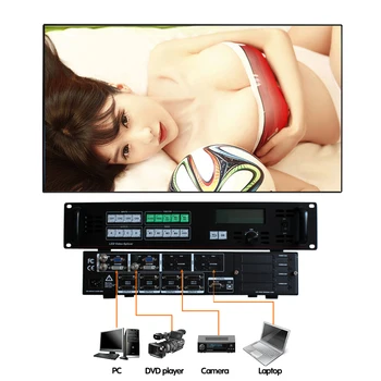 

vga switcher seamless switcher display rgb led panel full color led processor hdmi video wall controller sc368as