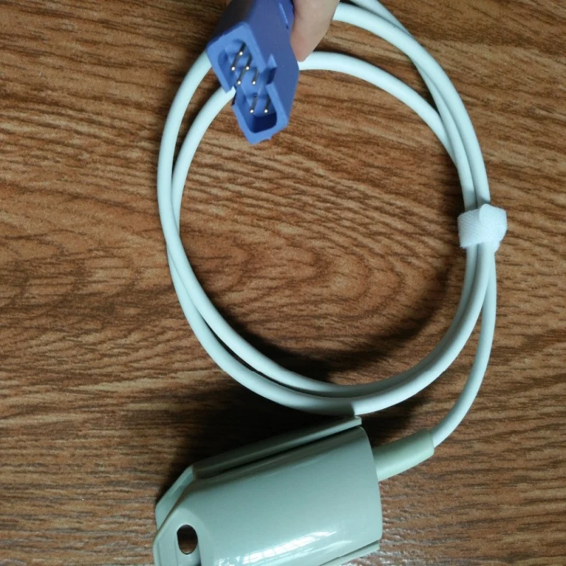 Compatível para Nellcor Db7 Pino Adulto Fingercilp Spo2 Sensor Sensor de Oxímetro Pulso Sonda Oxigênio 1m 3ft Tpu