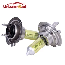 1 шт. H7 12В 55 Вт галогенные автомобильные светильник лампочка 3300 к золотой желтый лампы Противотуманные фары светильник лампочка 12v H7 лампа