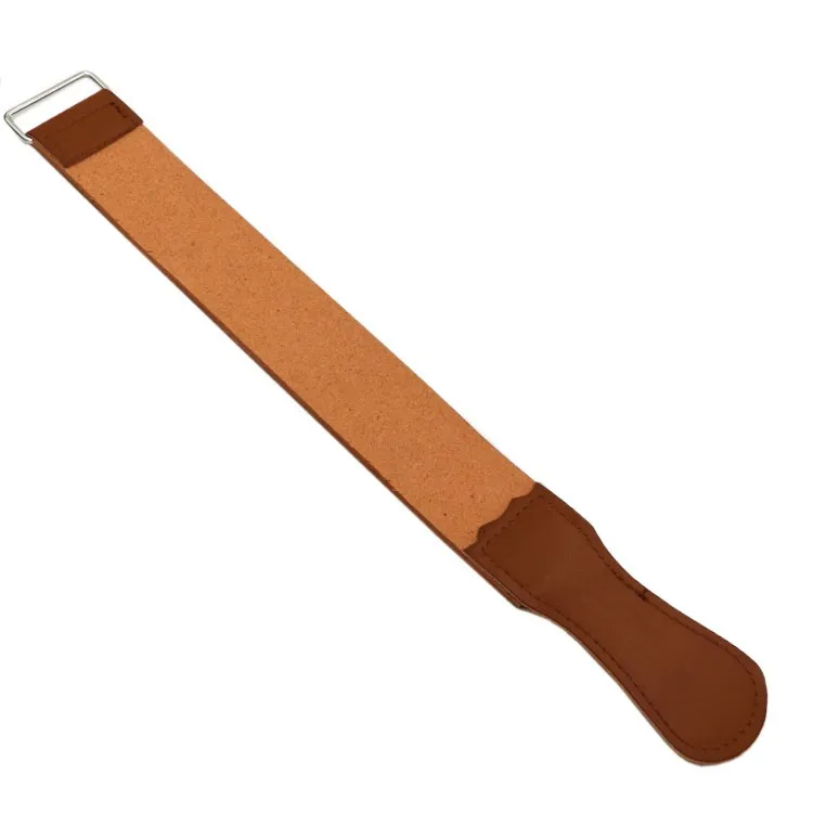 Двухслойная подлинной кожаный ремень для правки бритв прямые точилка для бритвы шлифовальная лента для бритья крепежный инструмент для парикмахера для дома